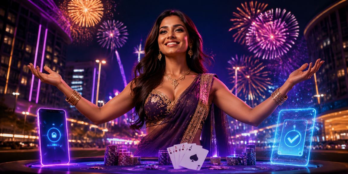 People engaged in poker game during a night market event in Bangalore
